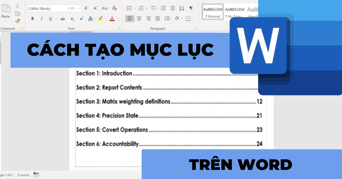 Mục lục tự động là gì? Cách làm mục lục tự động trong Word đơn giản